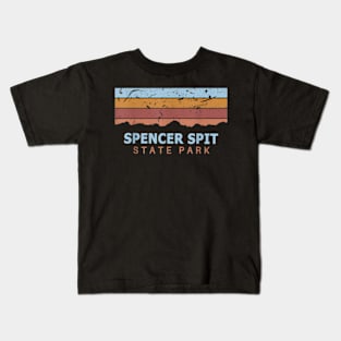 Spencer Spit State Park Washington Retro Cool Kids T-Shirt